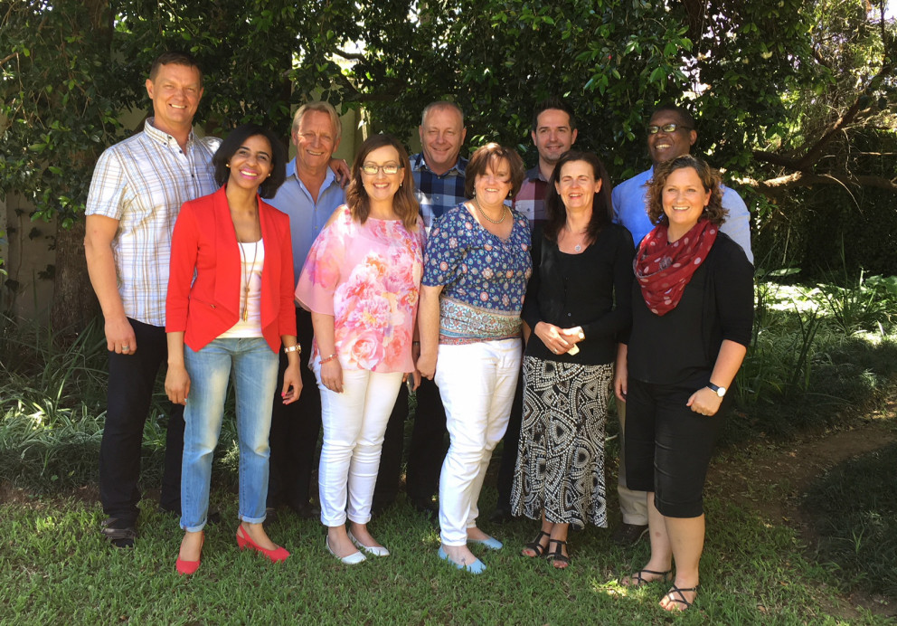 Útskriftarhópur í Pretoria, Suður Afríku haust 2017