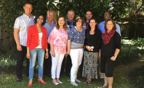 Útskriftarhópur í Pretoria, Suður Afríku haust 2017