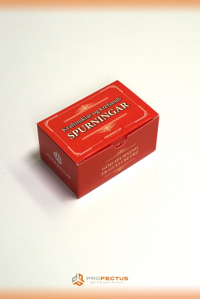 Pakki með 99 kraftmiklum spurningum