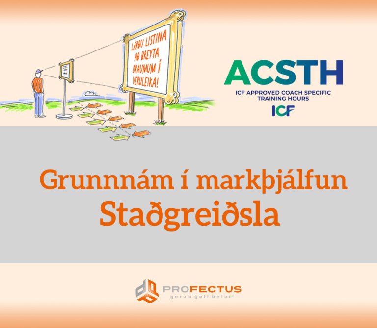Staðgreiðsla fyrir Markþjálfanám